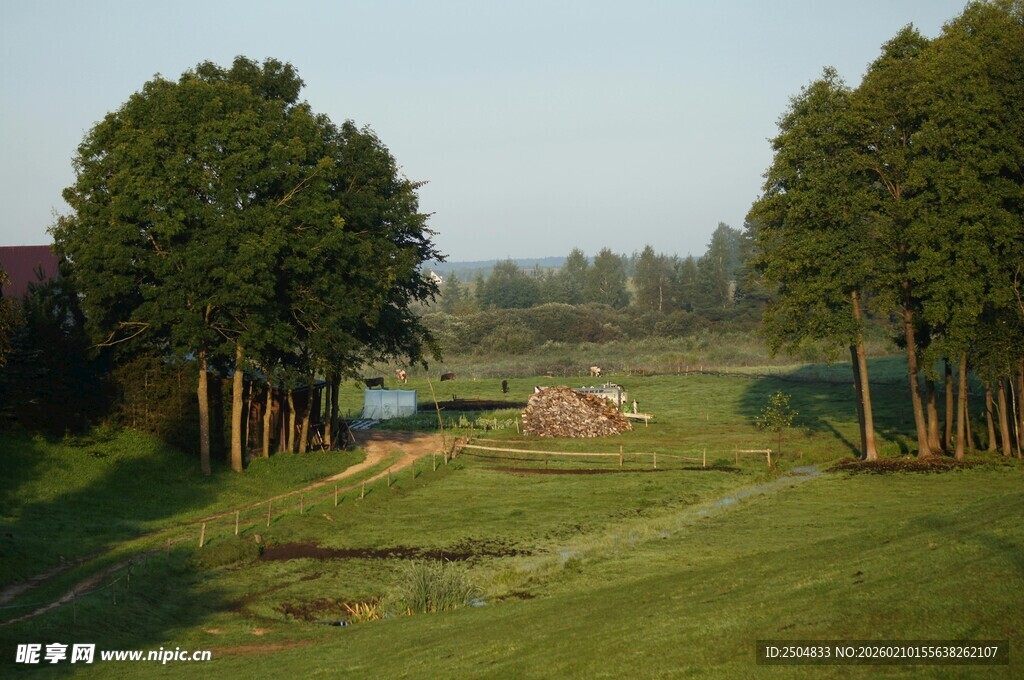 美丽高尔夫球场风光