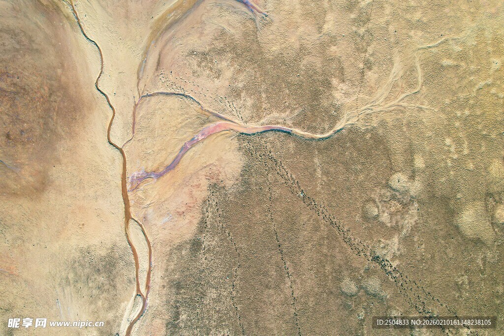 卫星视角下的大地裂痕
