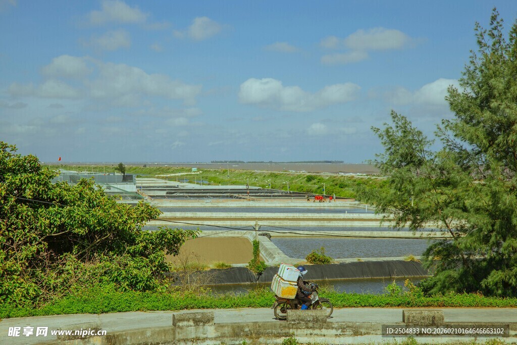 户外风景中的休闲场景
