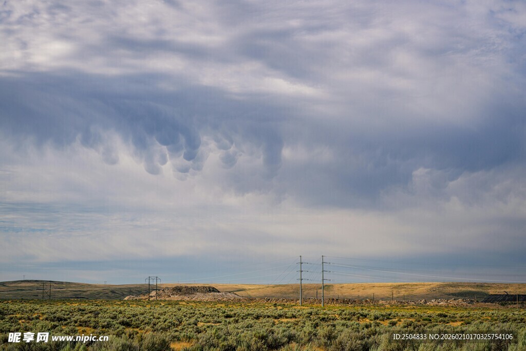草原风光 天际云影