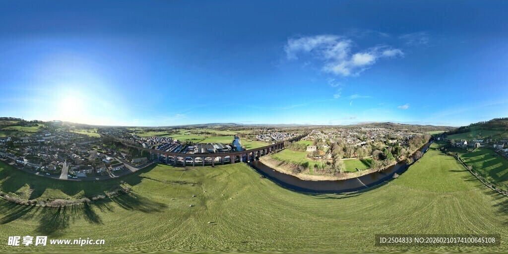 壮丽长城全景风光