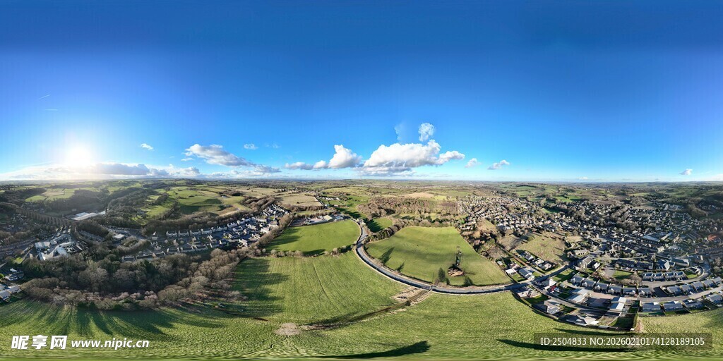 田园风光全景图