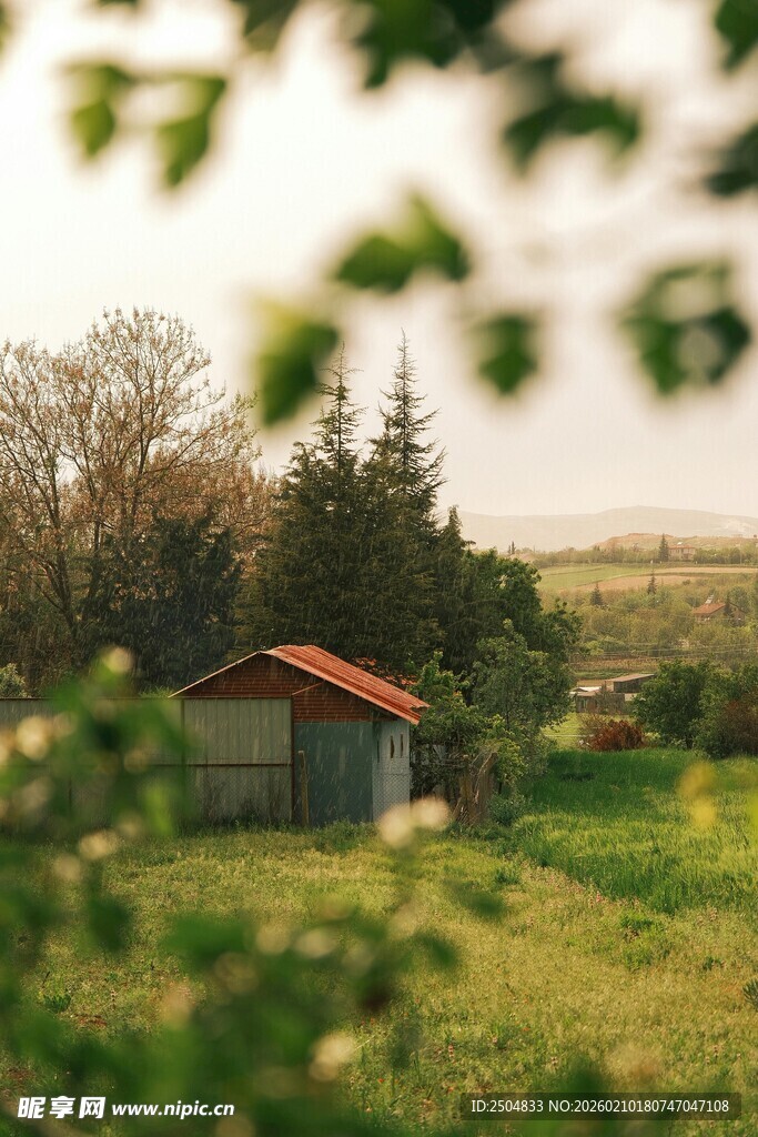 田园小屋 静谧自然之景