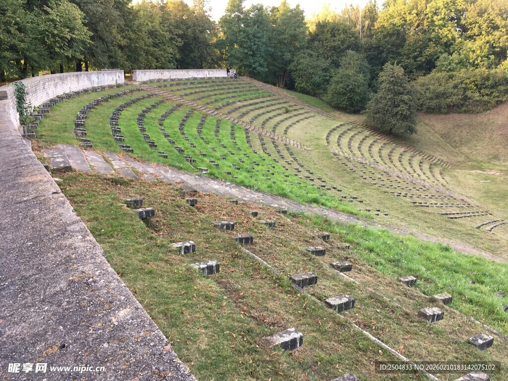 古老露天剧场遗址景观
