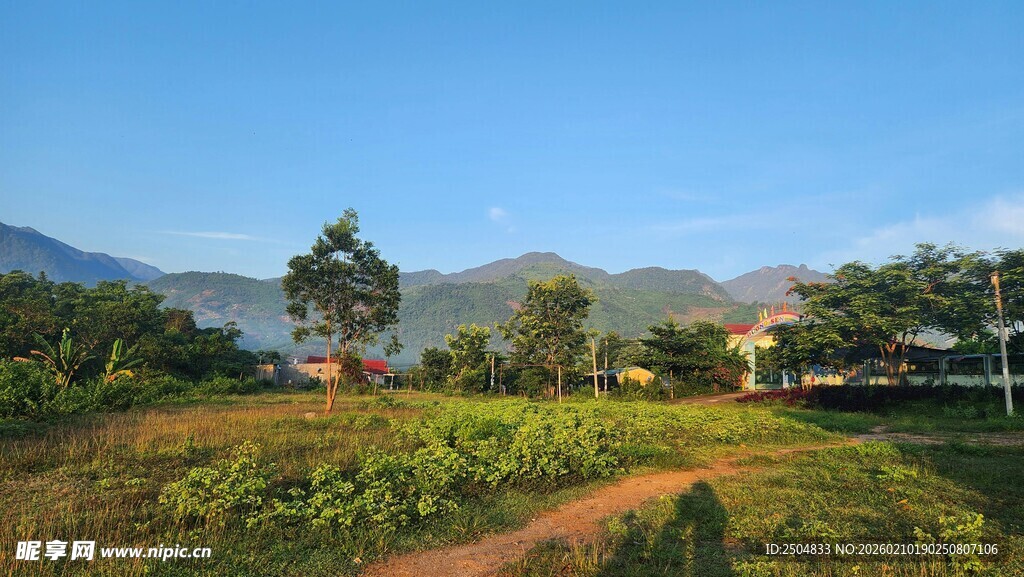 田园风光 宁静乡村景致