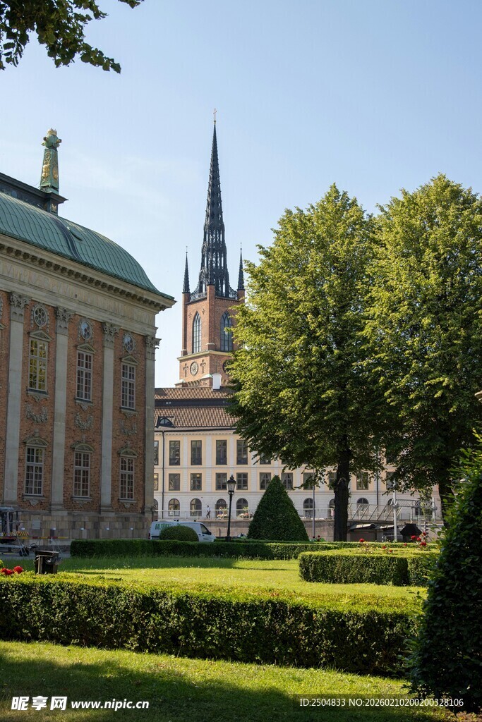 欧式庭院与古典建筑景观