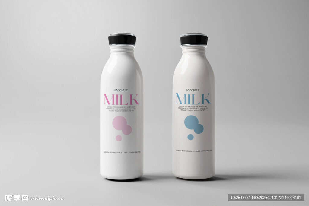 瓶子场景样机五