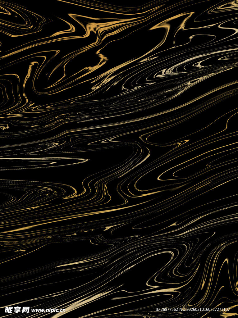 黑金流动纹理背景