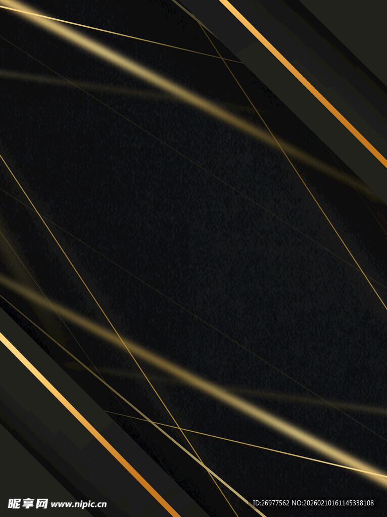 黑金线条抽象背景 