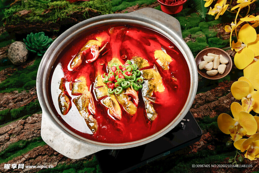 黄辣丁鱼红汤火锅
