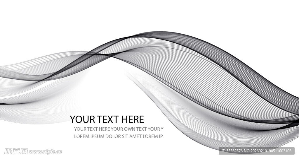 动感波纹线条背景