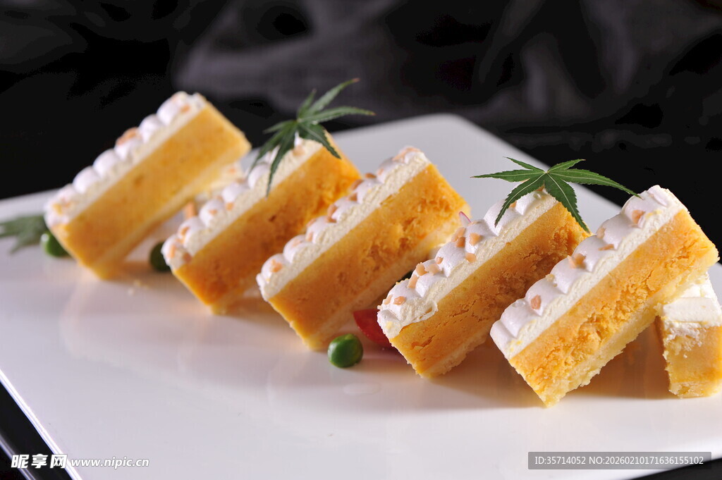 芝士米饭卷摆盘精致