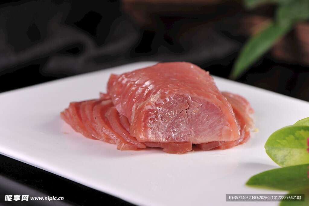 新鲜肉切片