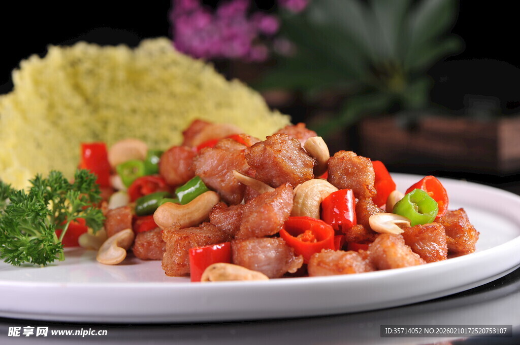 美味香辣炒肉丁