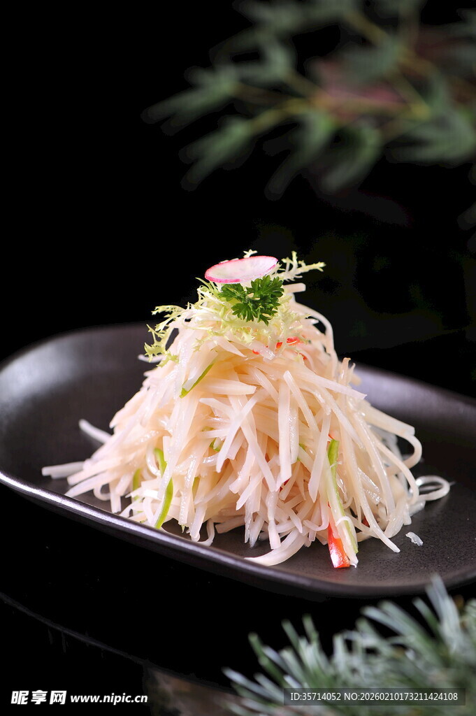 凉拌菜丝