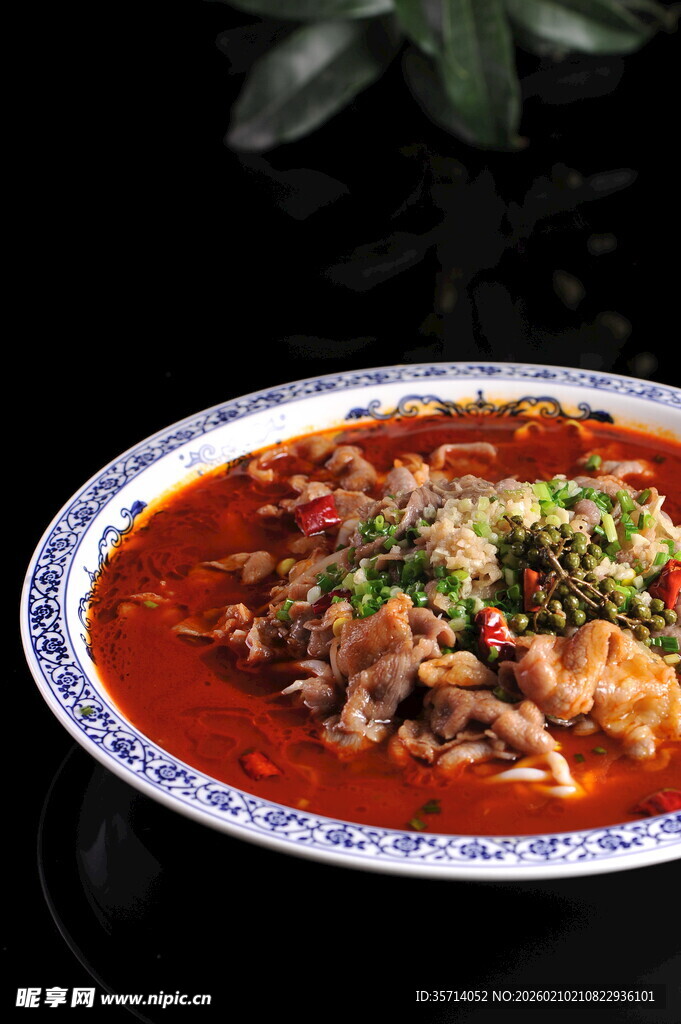 香辣诱人的水煮肥牛