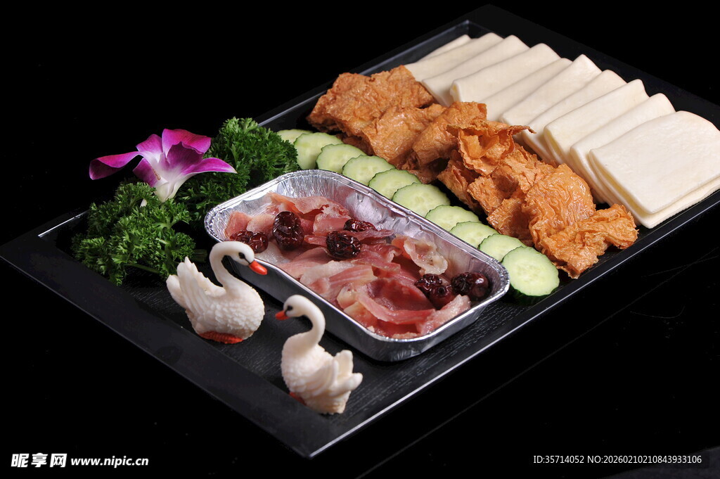 美味多样豆腐拼盘