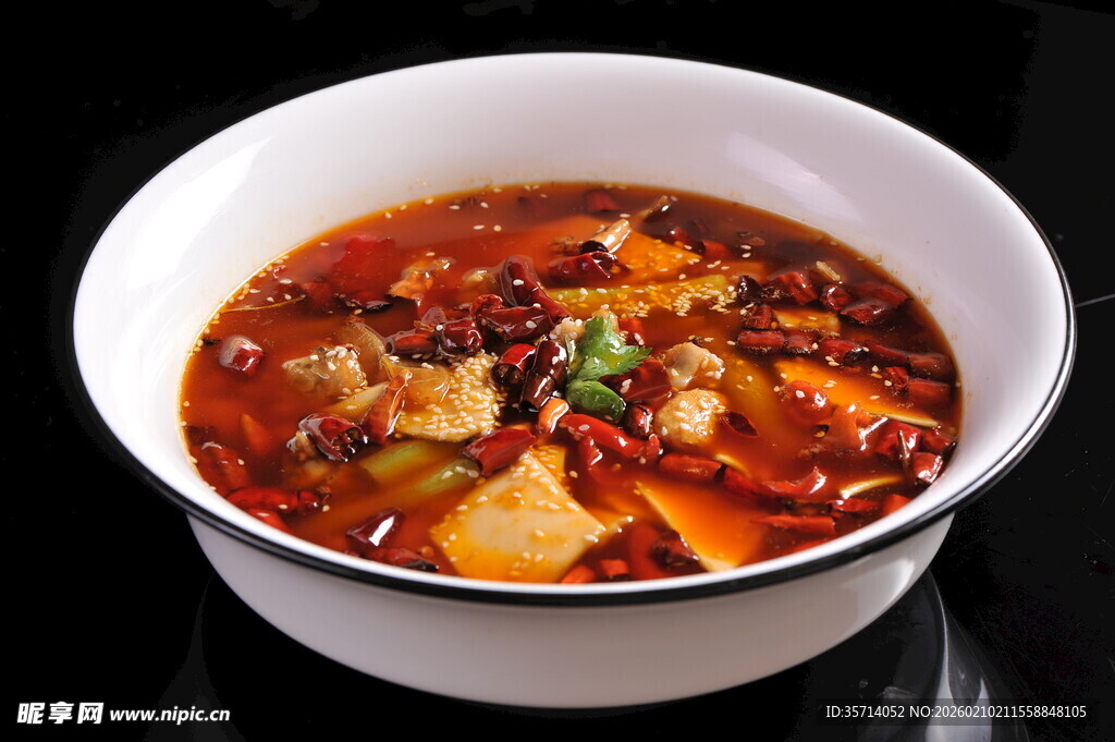 香辣诱人的美味肉片