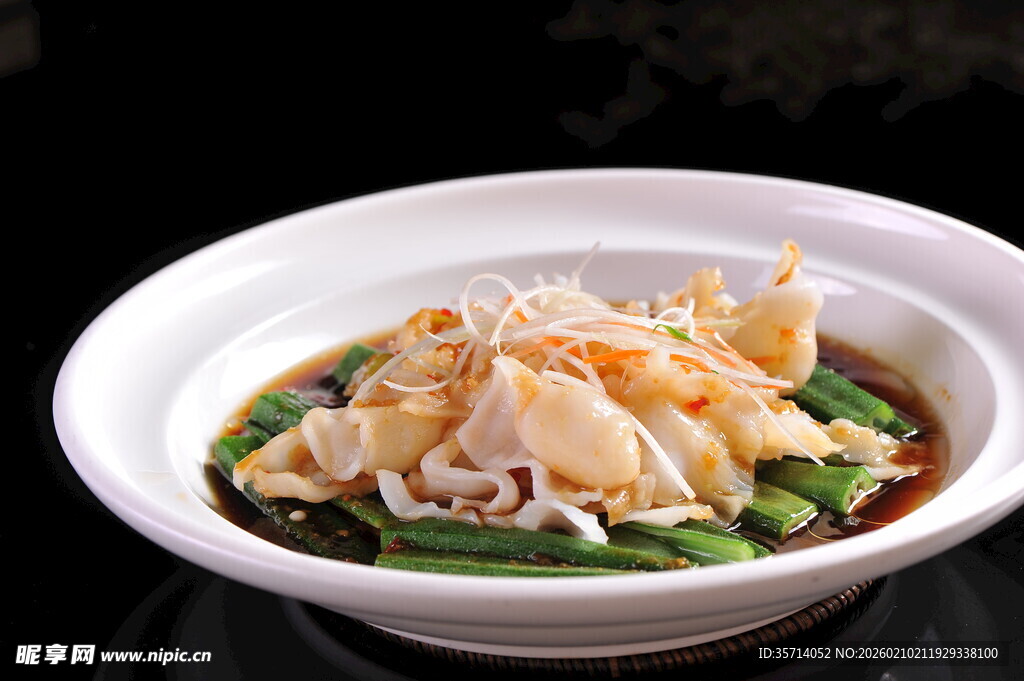 鲜爽海味拌螺片