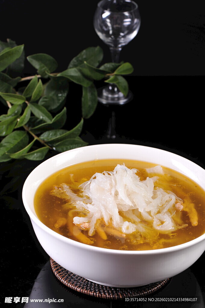 美味鱼肚羹视觉味觉盛宴