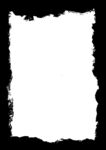 黑色墨痕边框空白背景图