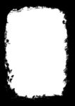 黑白墨痕边框纹理素材
