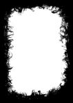 黑色不规则边框装饰图案