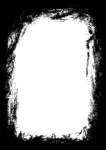 黑色笔触边框空白背景图