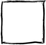 手绘黑色方形边框图案