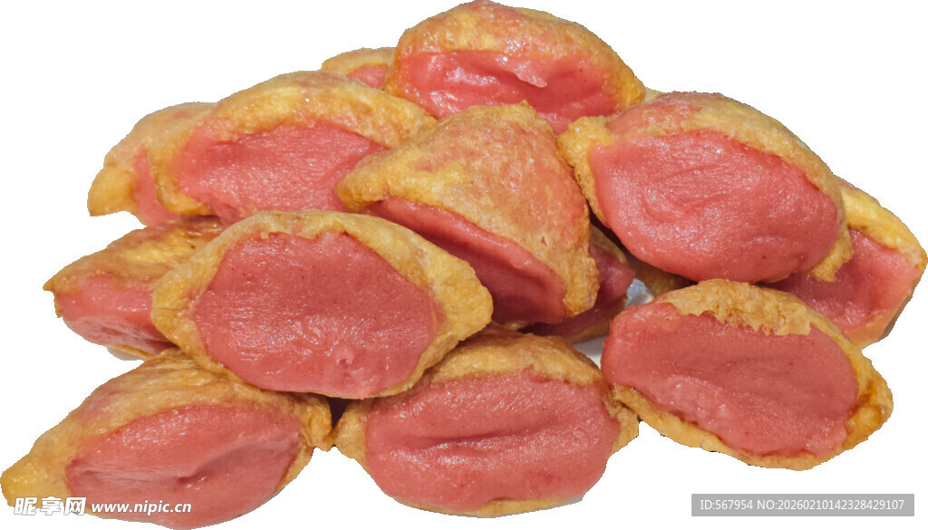 美味诱人的夹心糕点