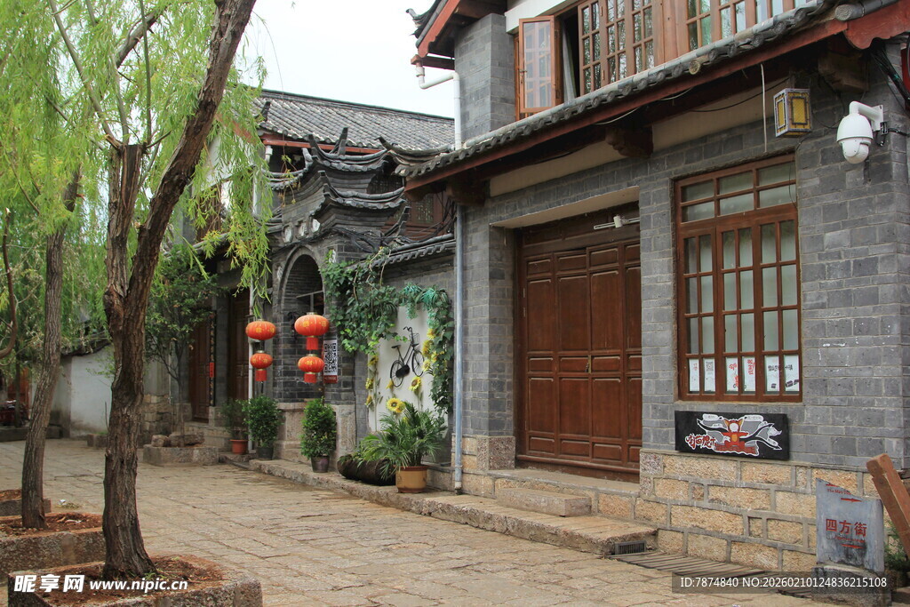 古雅中式民居巷景