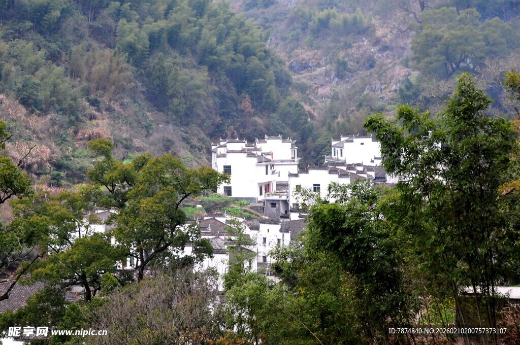 婺源山间村落美景