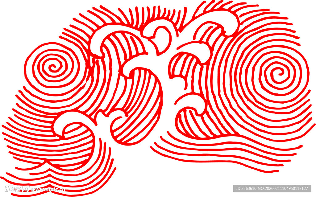 指纹风格的创意大脑图案