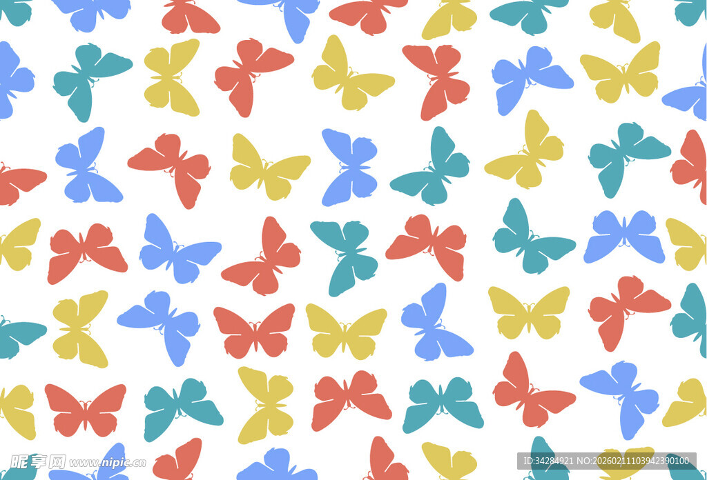 蝴蝶图案背景
