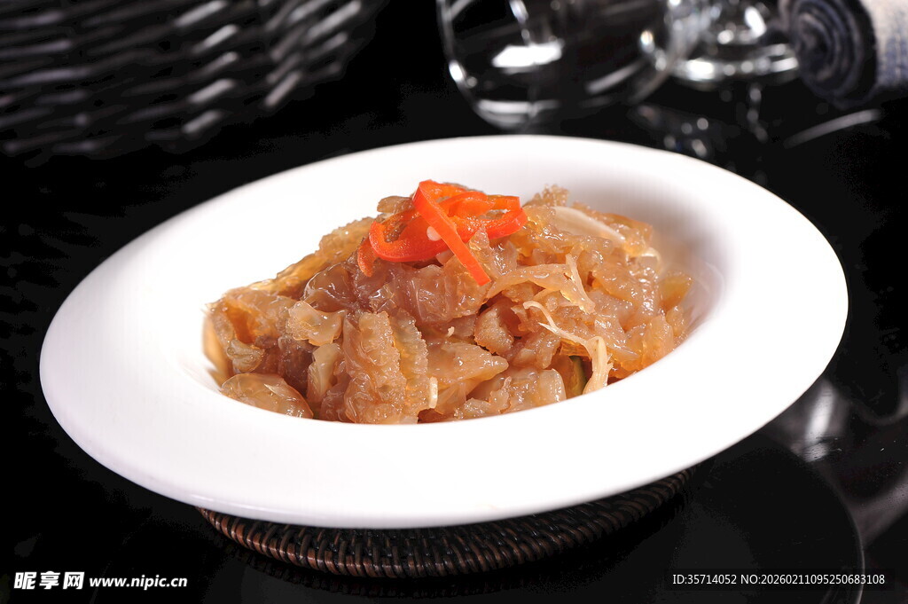 美味凉拌海蜇丝