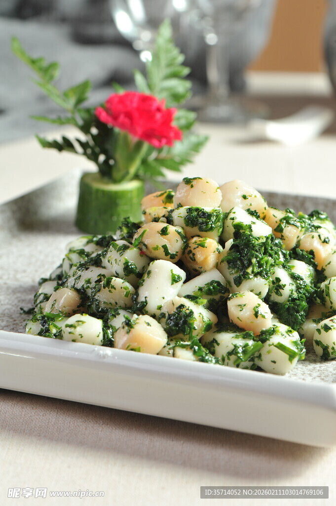 美味虾仁菠菜料理