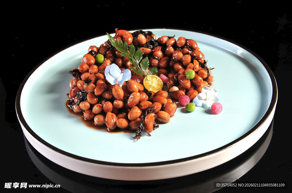 美味多彩花生摆盘