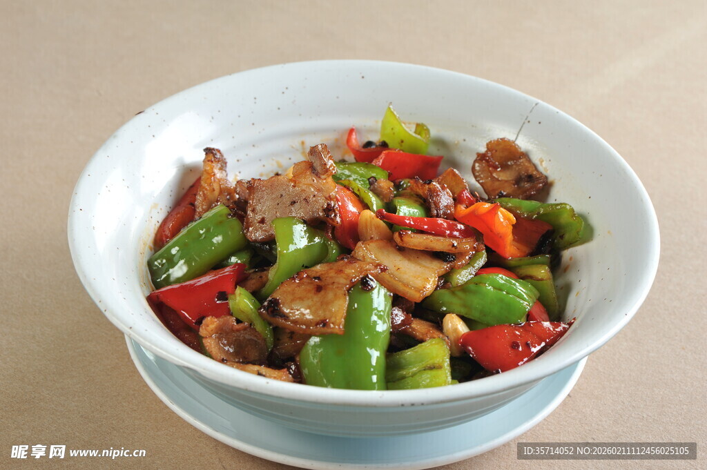 美味青椒炒肉片