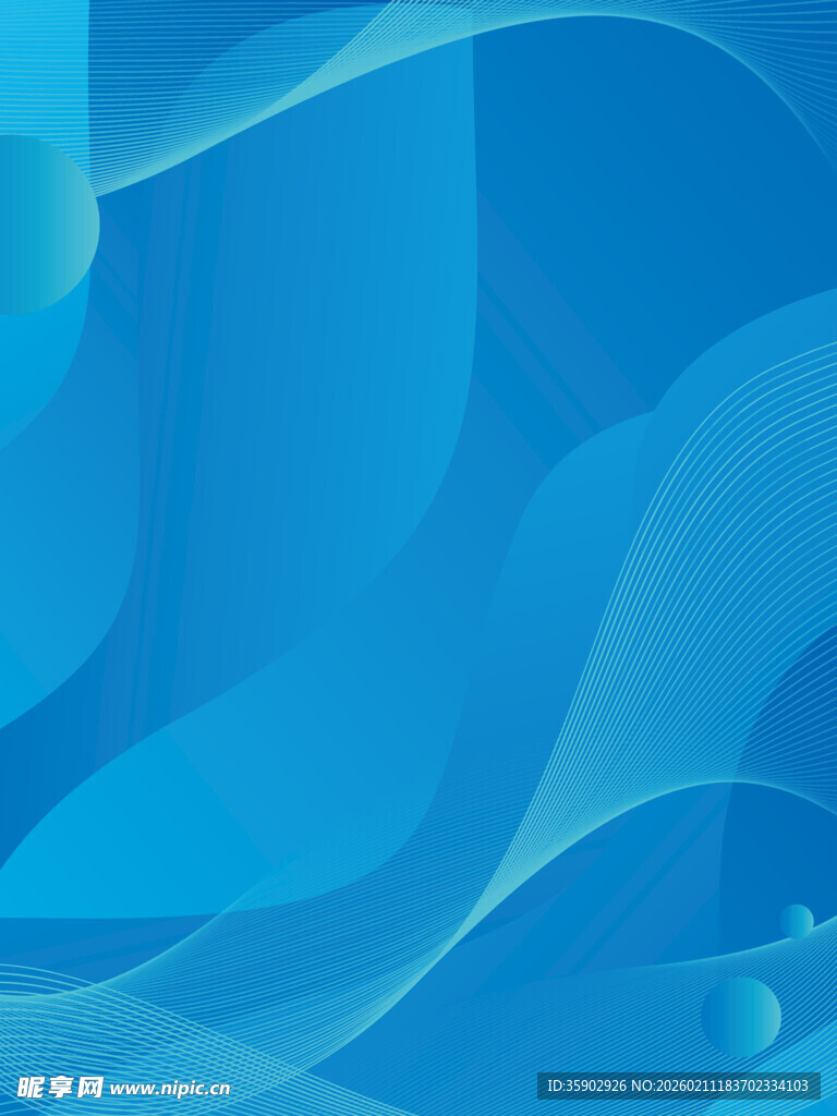 蓝色动感线条背景图