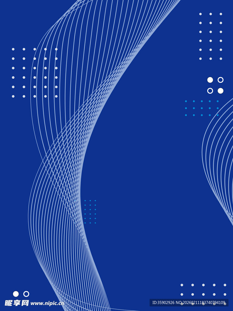 蓝色线条抽象背景图案