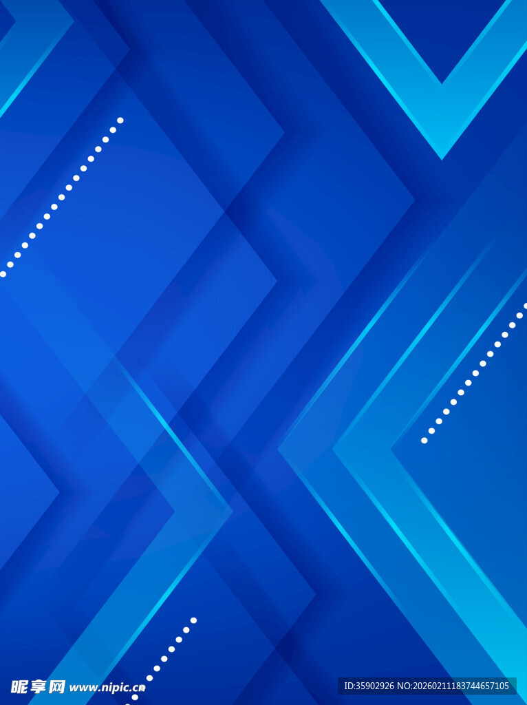 蓝色几何抽象背景图案