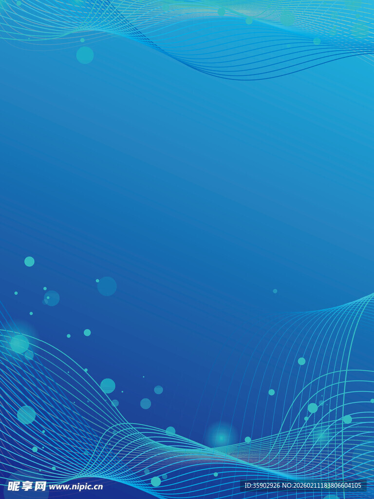 蓝色科技风抽象背景图