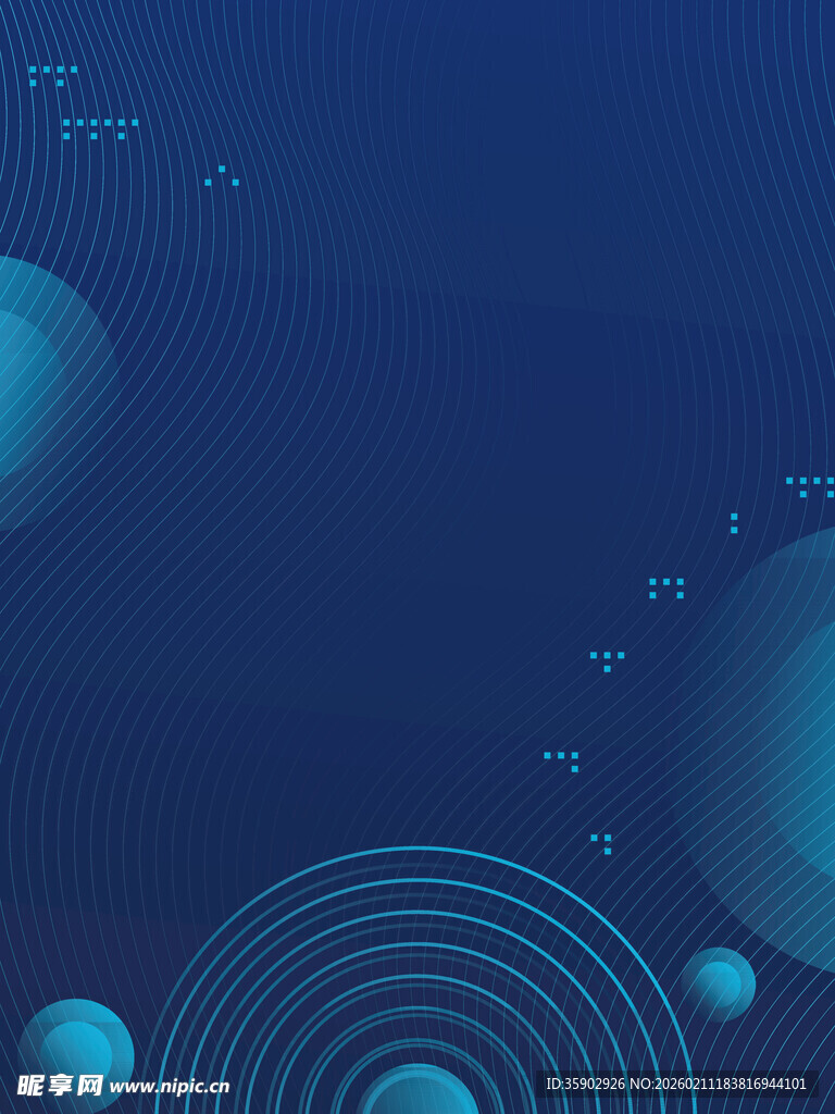蓝色科技风抽象背景图案