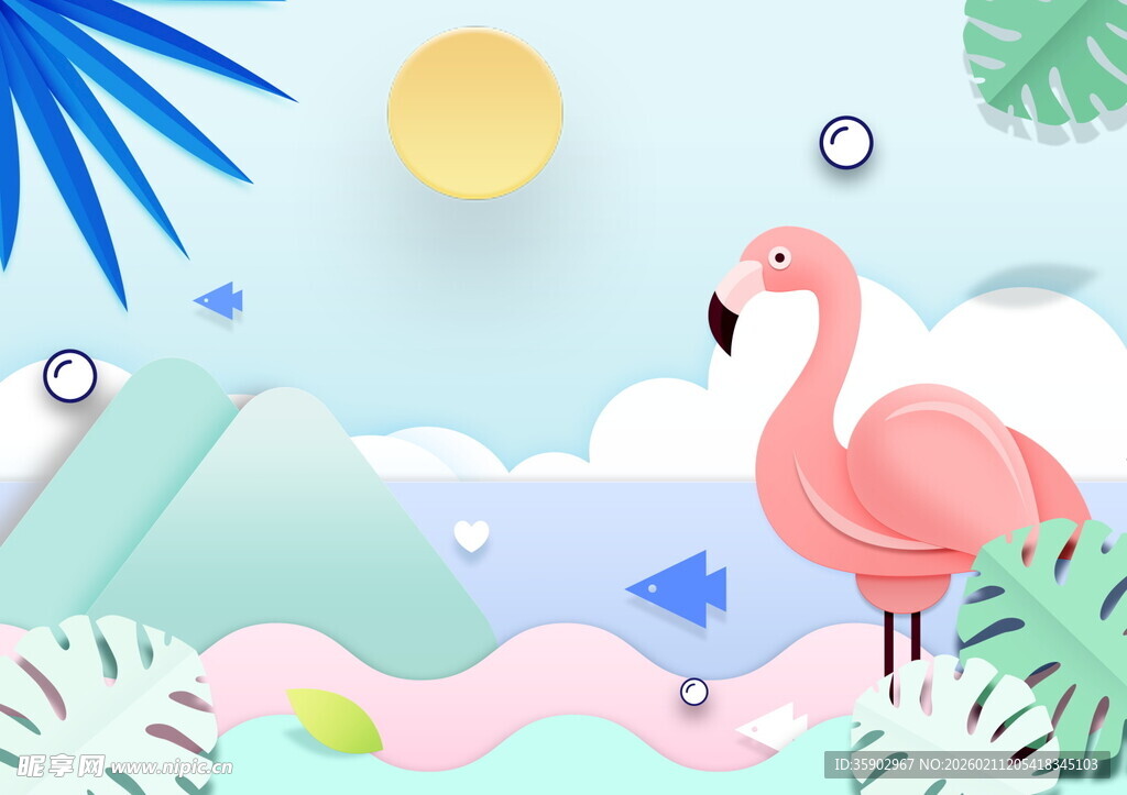 梦幻火烈鸟的自然奇遇