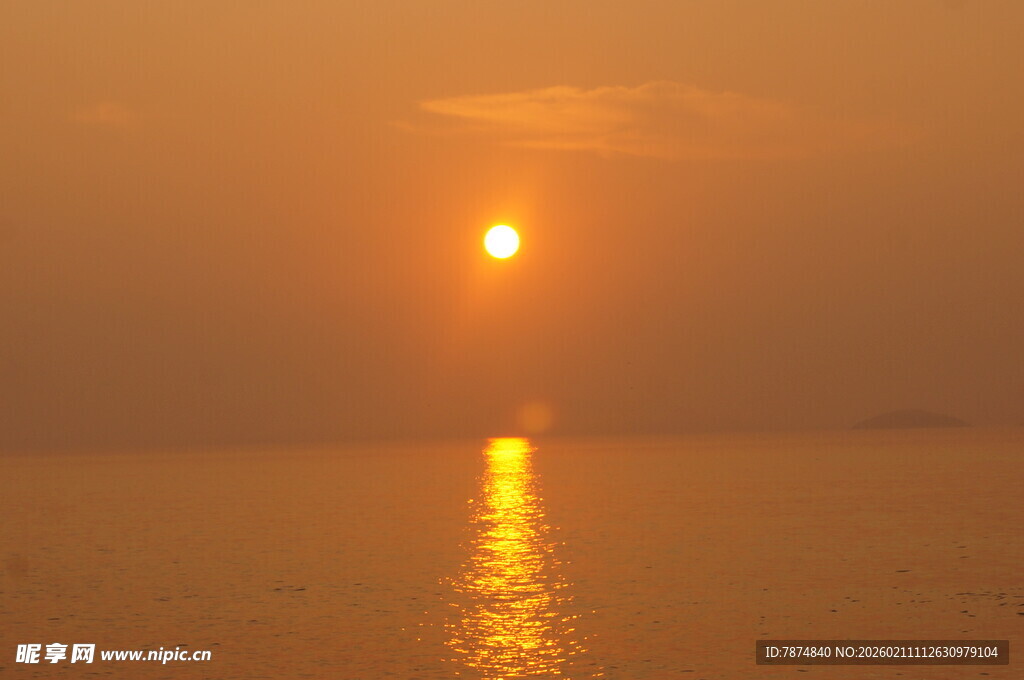海上落日美景