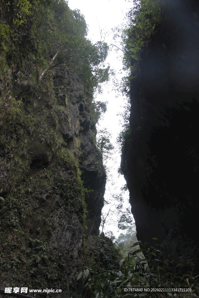 峡谷奇观 一线天景致