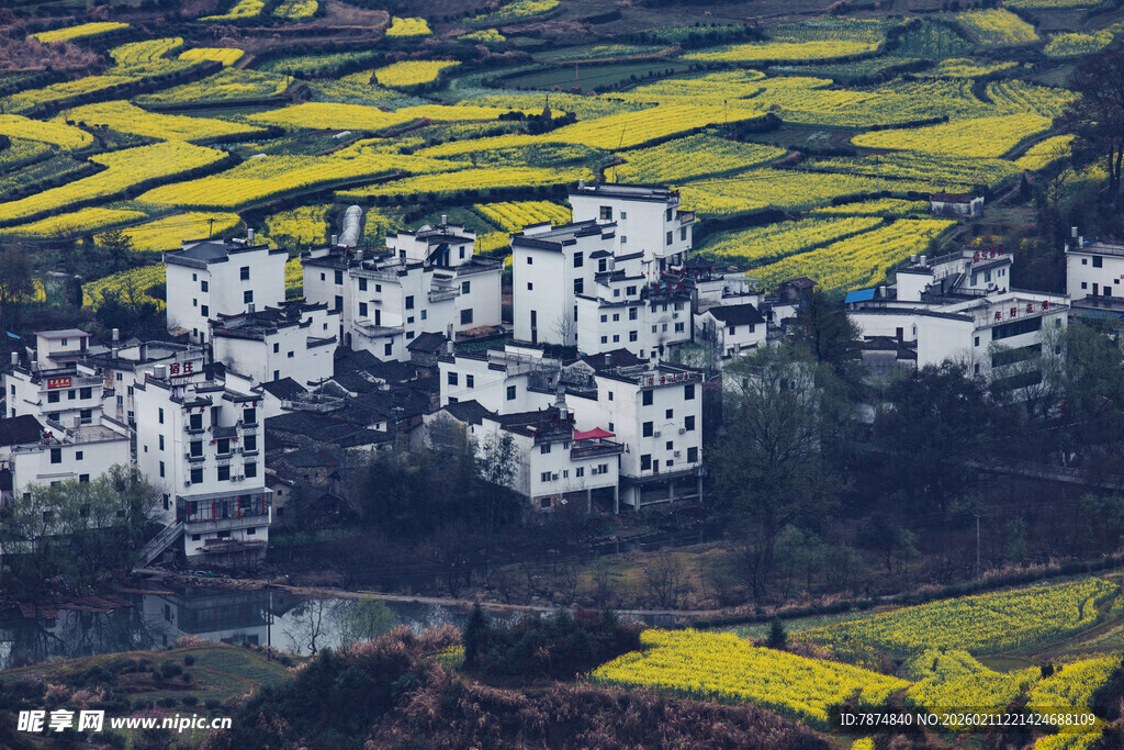 婺源皖南田园村落风光美景