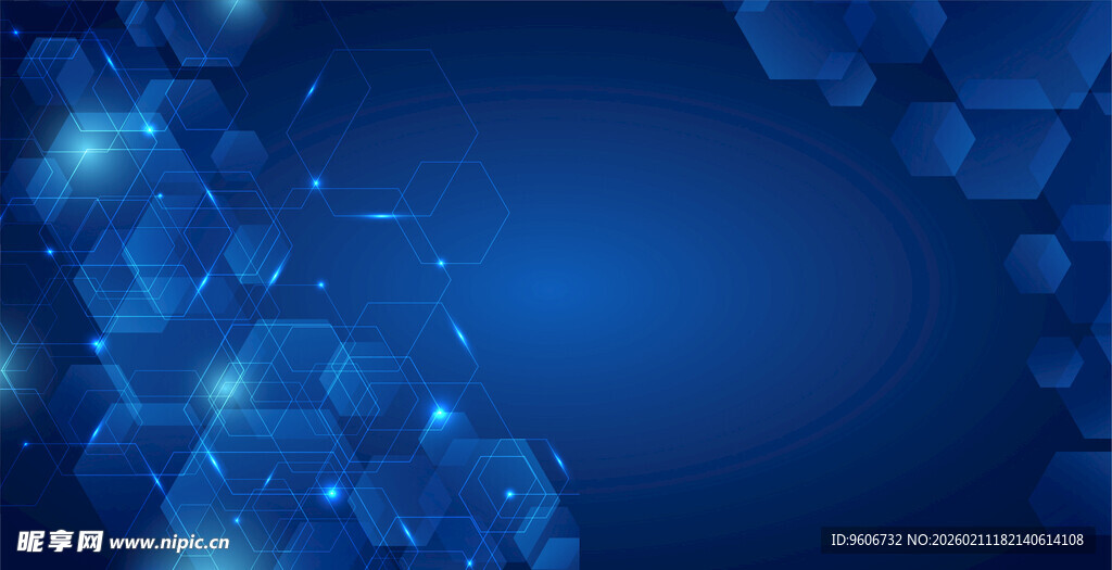 蓝色科技背景
