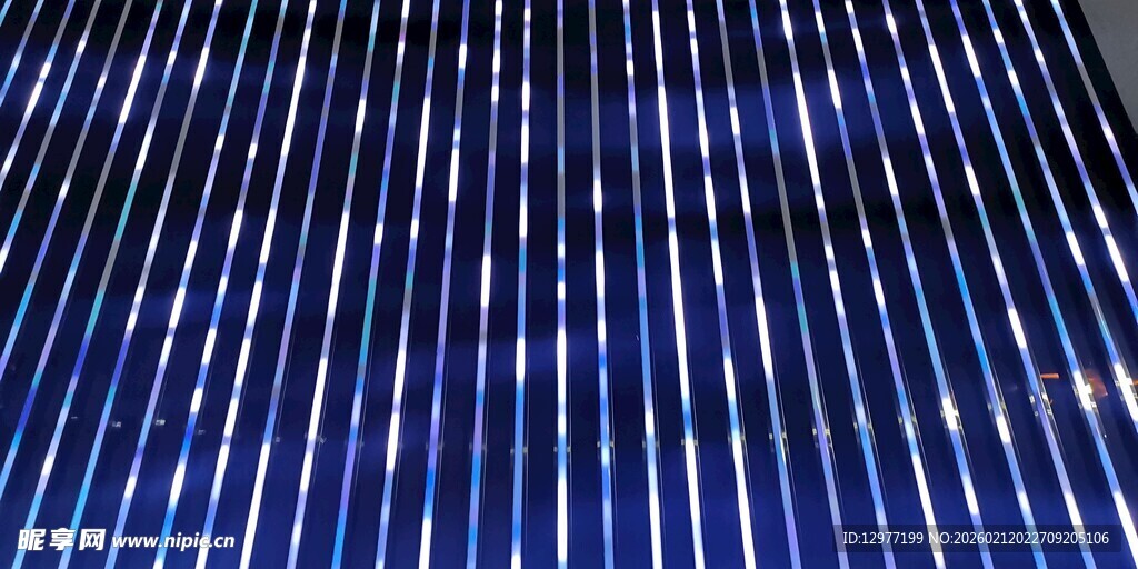 蓝色条纹金属质感图案