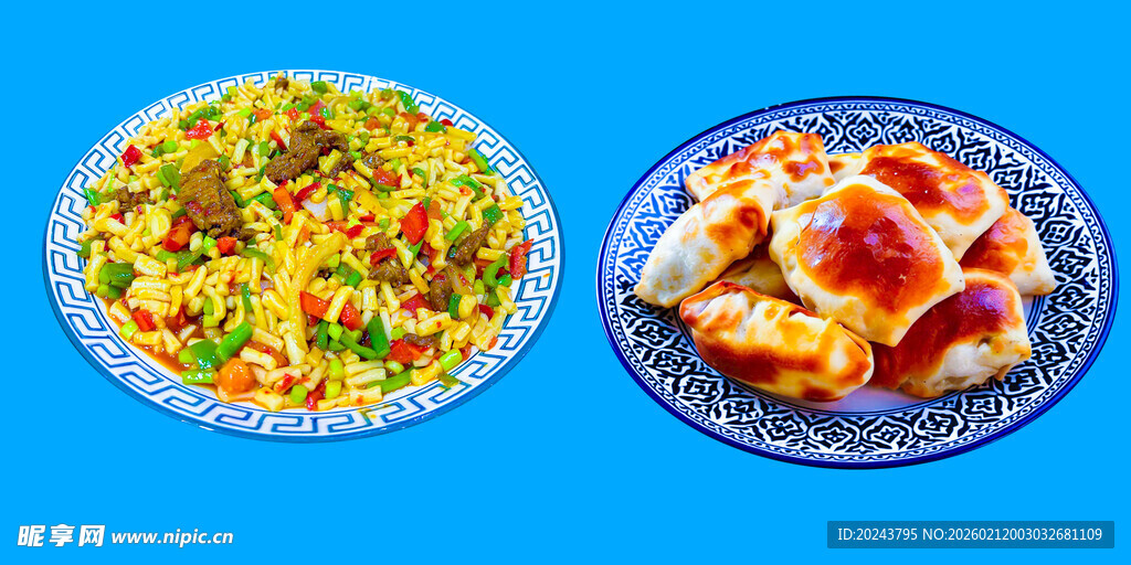 两盘美味特色菜肴